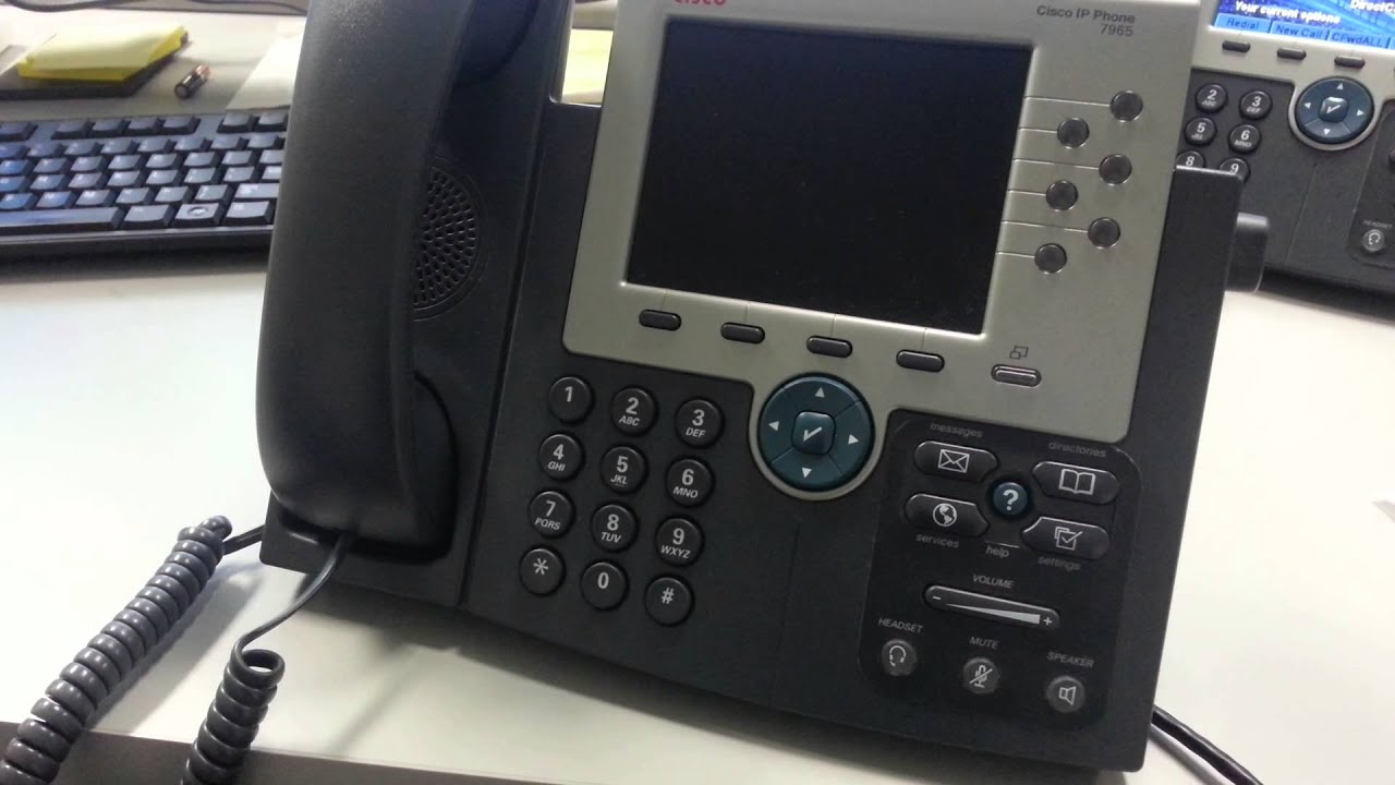 cisco phone how to page
